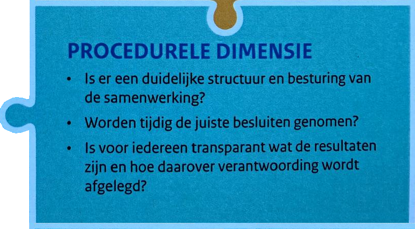 Samenwerken de procedurele dimensie